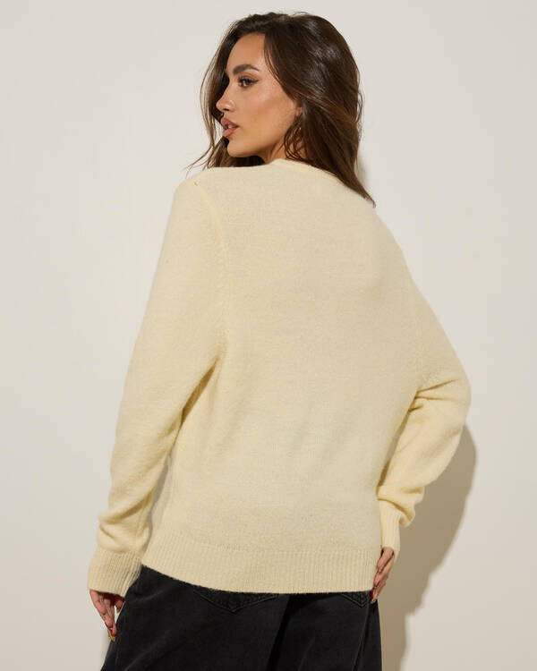 S-Double Placement Knit Jumper for Womens