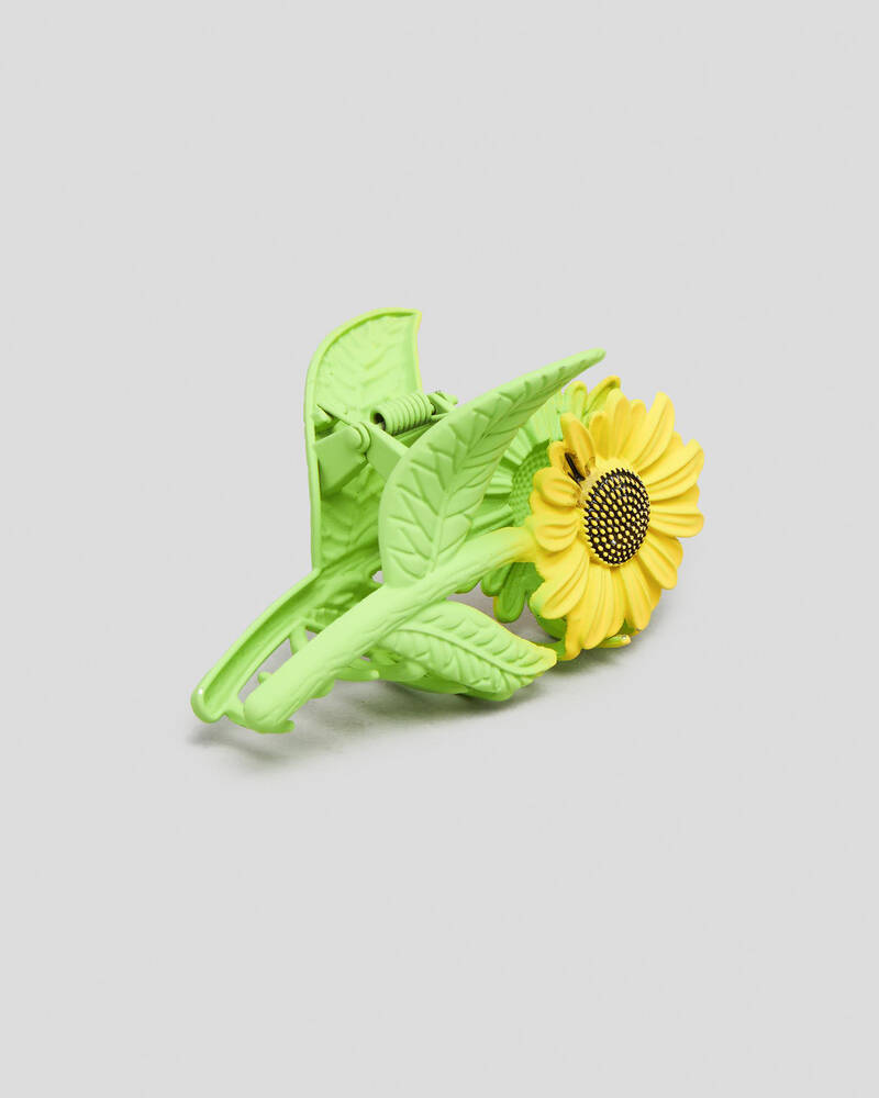 Karyn In LA Sunflower Hair Claw Clip for Womens
