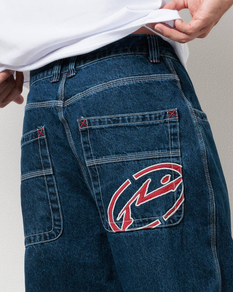 Rusty Turbo Baggy Jeans for Mens