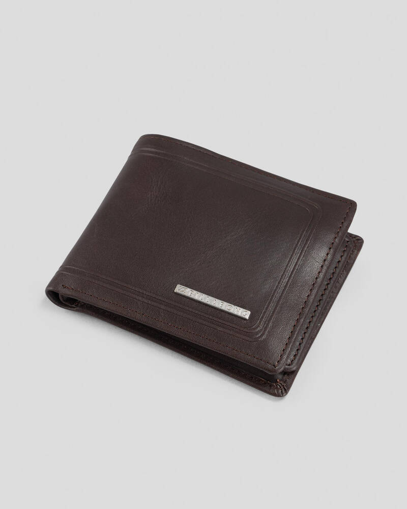 Billabong Scope 2 In 1 Leather Wallet for Mens