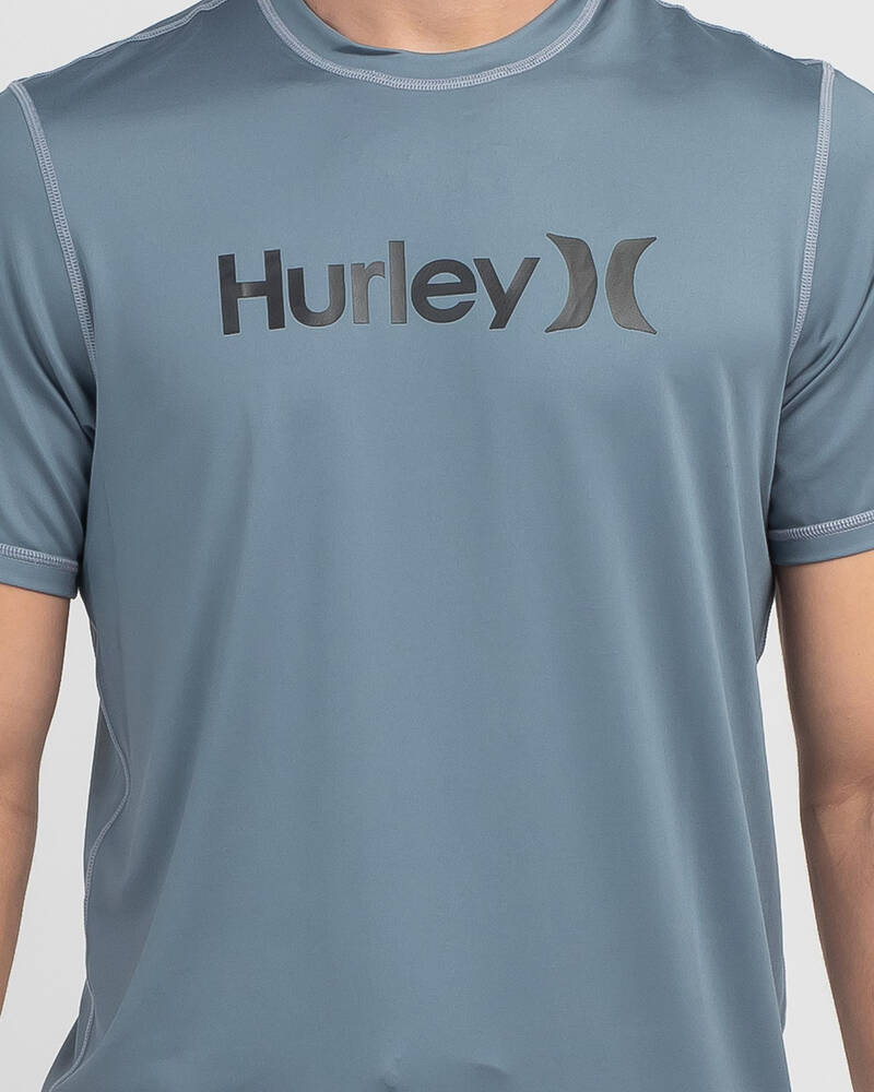 Hurley One And Only Short Sleeve Rash Vest for Mens