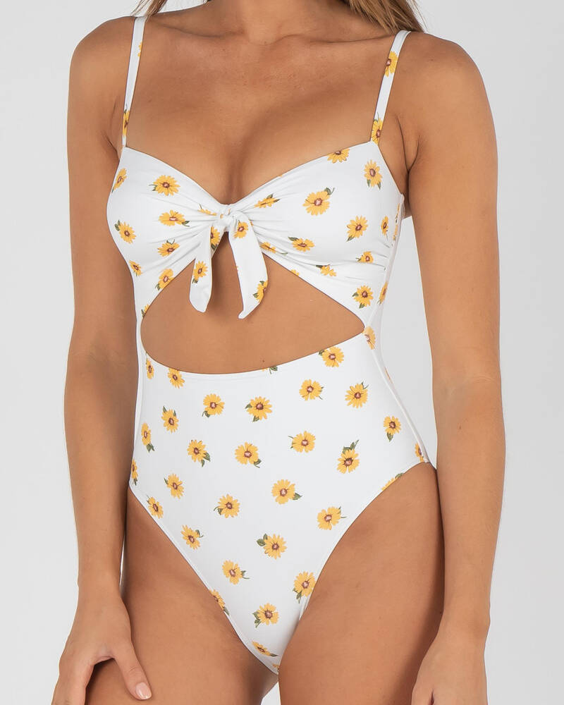 Kaiami Sunflower One Piece Swimsuit for Womens