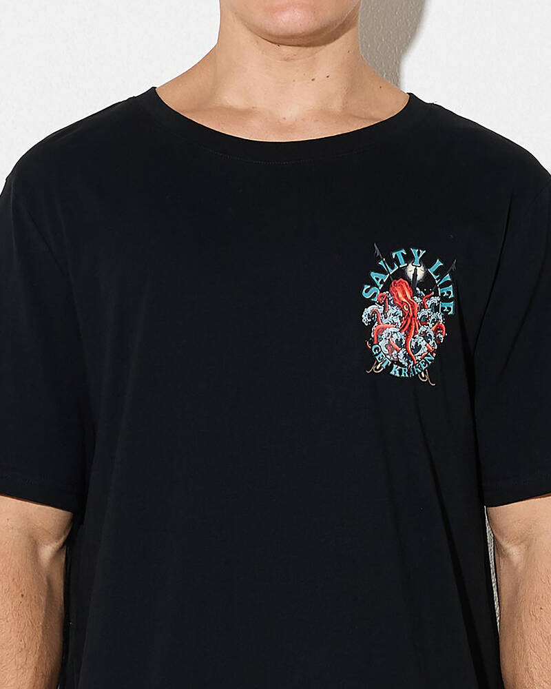 Salty Life Get Kraken T-Shirt for Mens