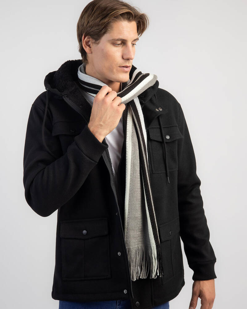 Miscellaneous Classic Striped Scarf for Mens