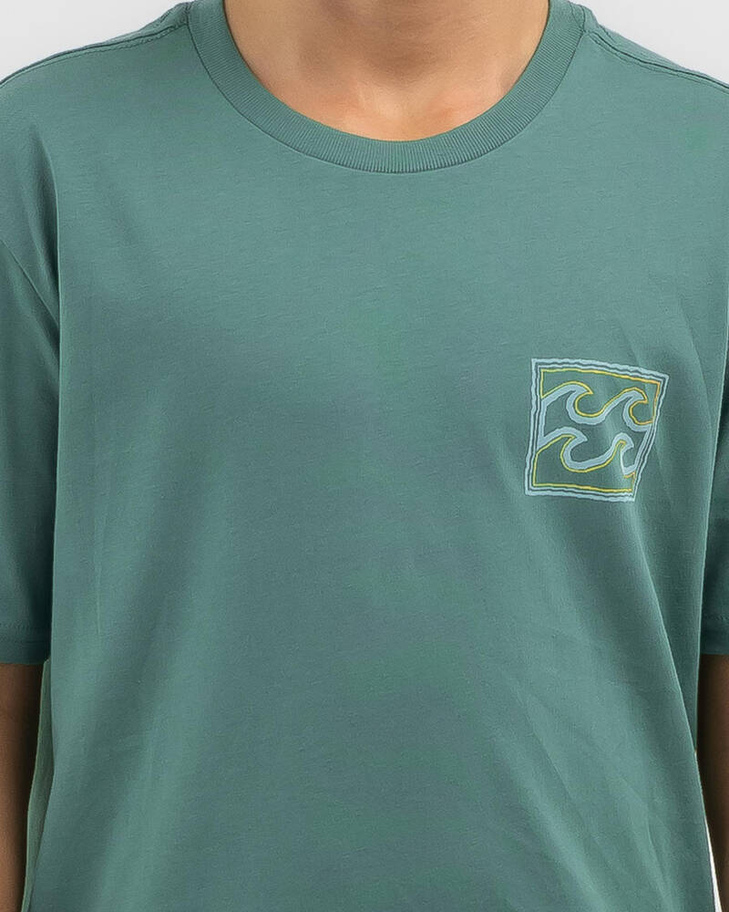 Billabong Boys' Crayon Wave T-Shirt for Mens