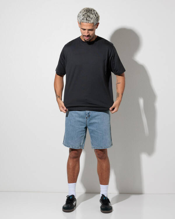 Thrills Heavy Voltage Slacker Relaxed Denim Short for Mens