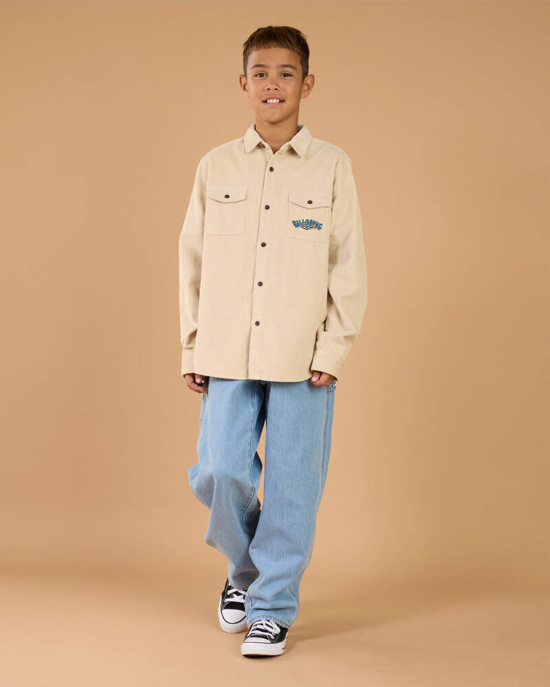 Billabong Boys' Bong Days Cord Long Sleeve Shirt for Mens