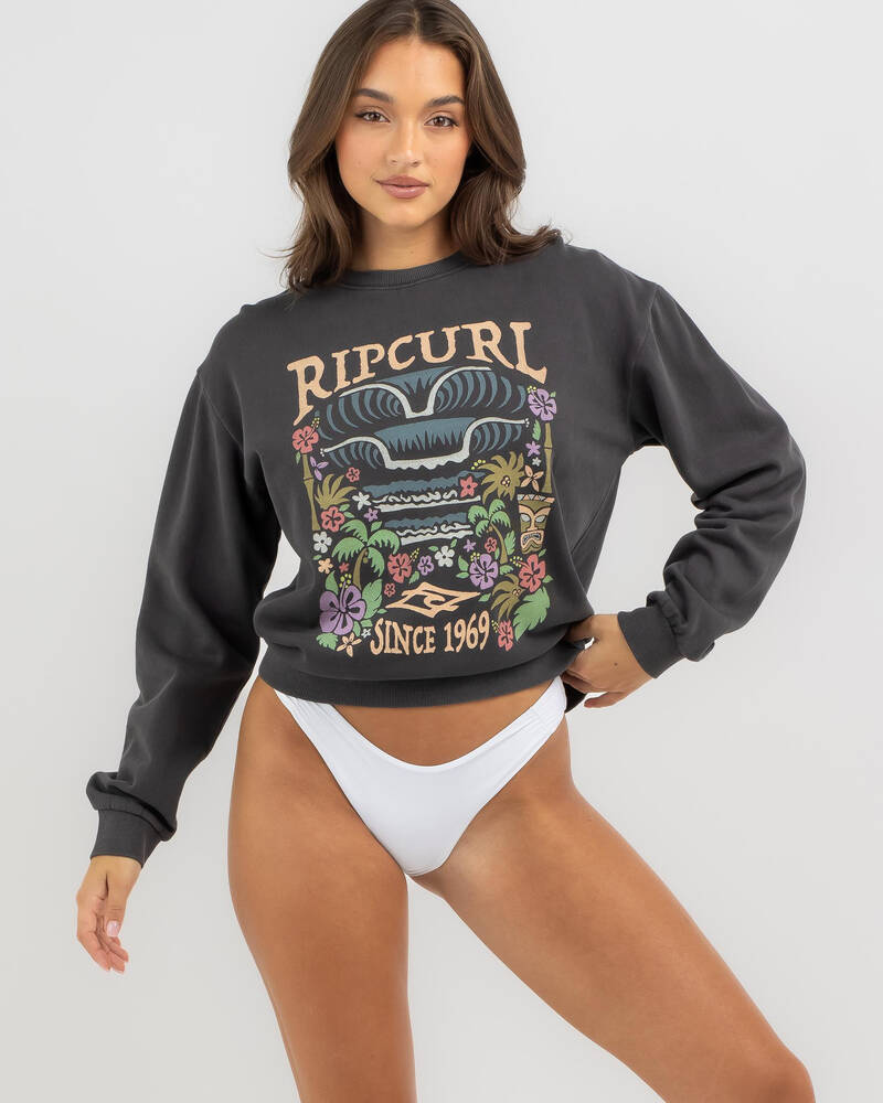 Rip Curl Tiki Tropic Crewneck Sweatshirt for Womens
