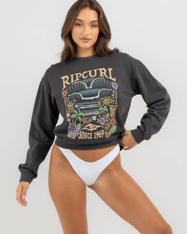 Rip Curl Tiki Tropic Crewneck Sweatshirt for Womens