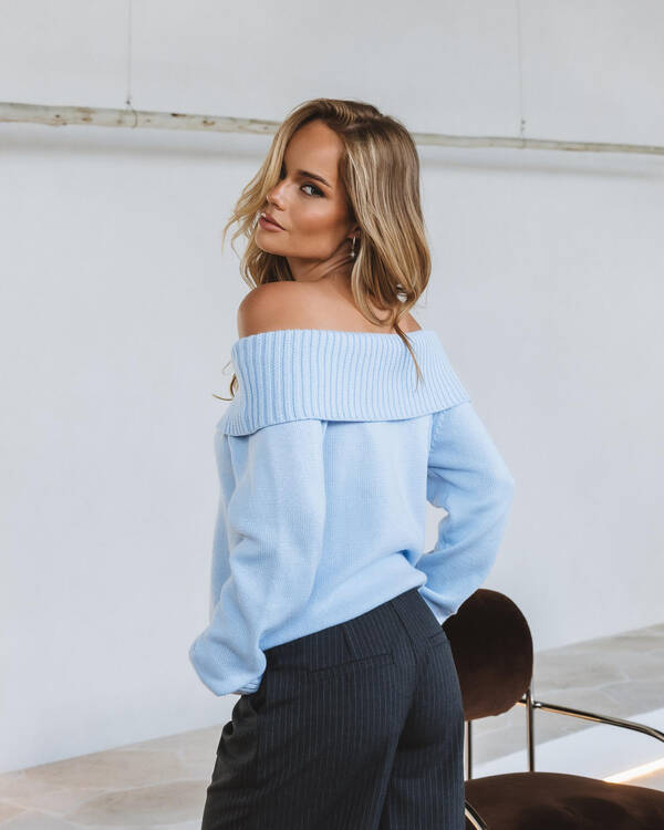 Ava And Ever Veriti Off Shoulder Knit Jumper for Womens