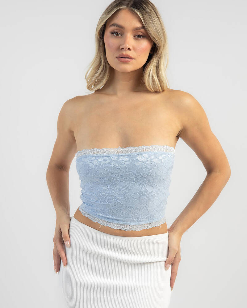 Ava And Ever Chad Lace Tube Top for Womens
