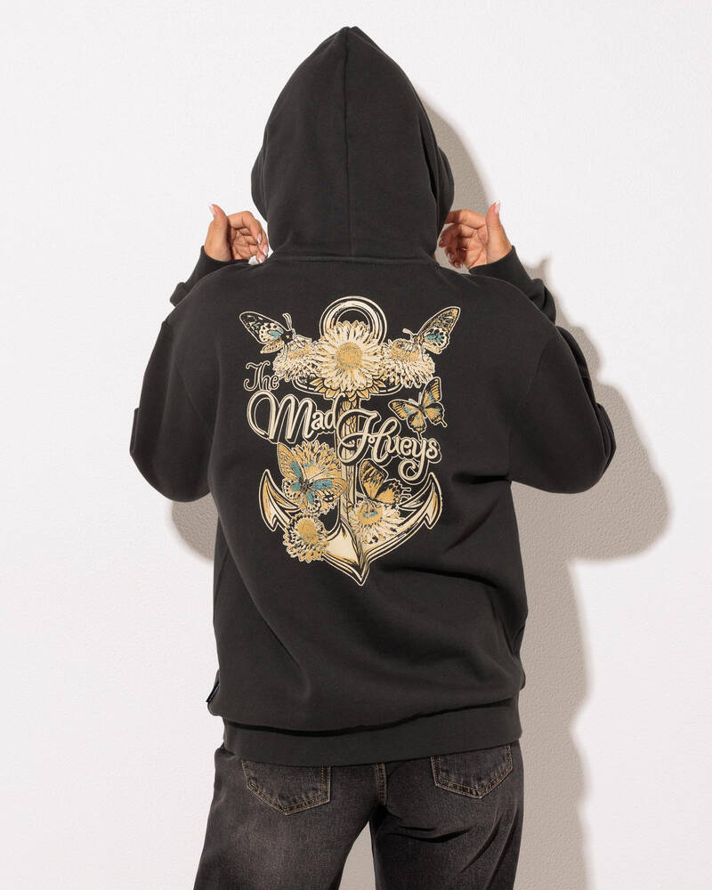 The Mad Hueys Butterfly Anchor Hoodie for Womens