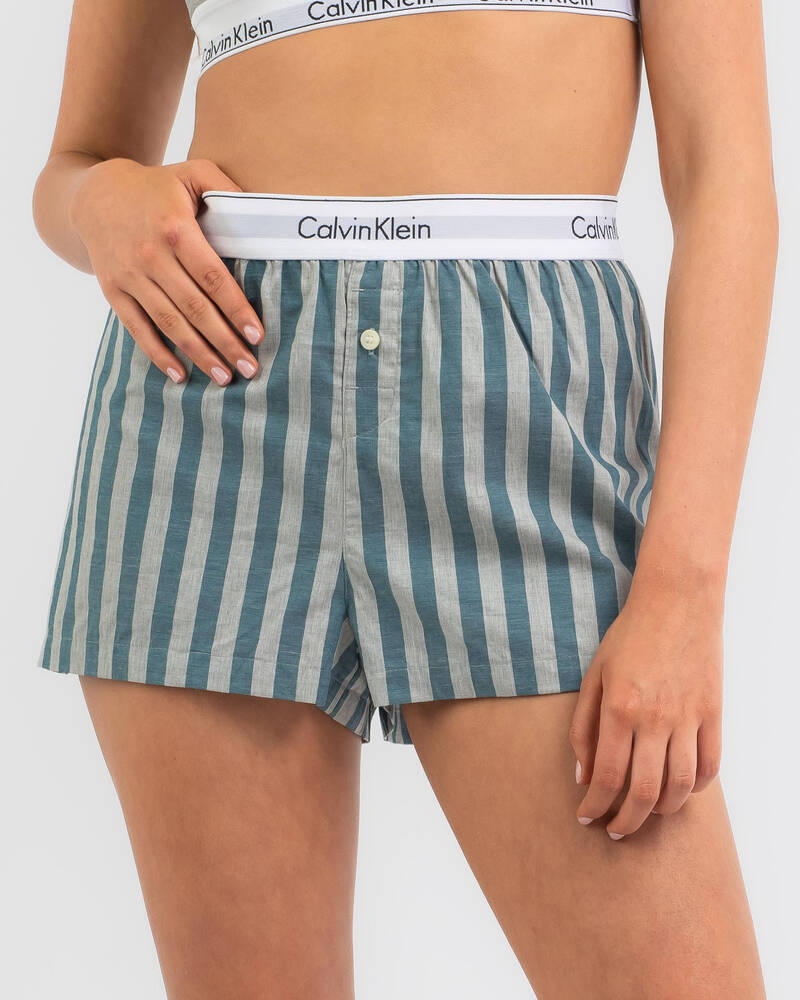 Calvin Klein Cotton Sleep Shorts for Womens