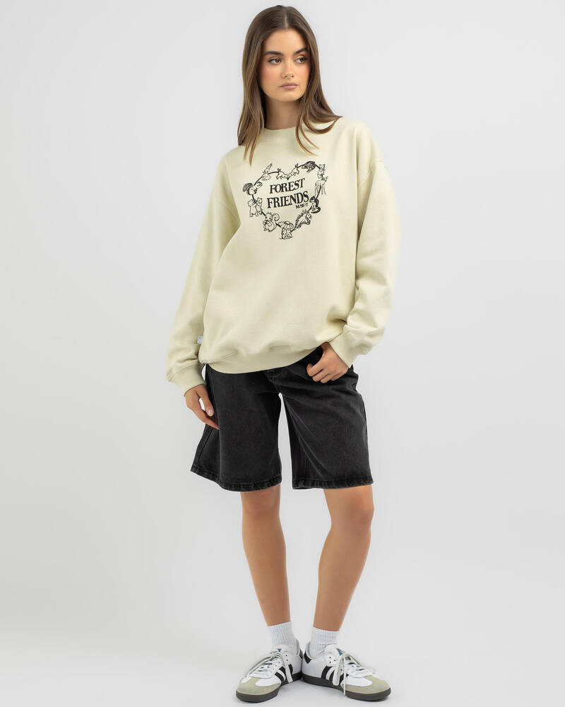 M/SF/T Forest Friends Oversized Sweatshirt for Womens