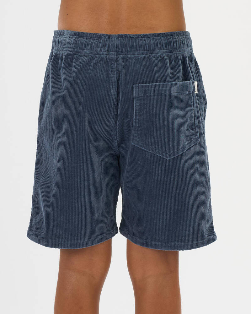 Skylark Boys' Cord Elastic Waist Shorts for Mens