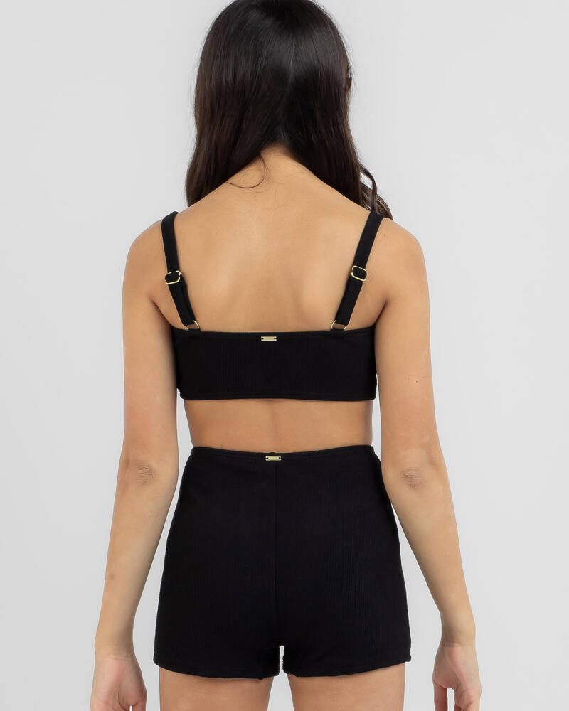 Topanga Girls' Elora Scrunch Bandeau Bikini Set for Womens