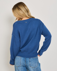 Ava And Ever Hopkins V Neck Knit Jumper for Womens image number null