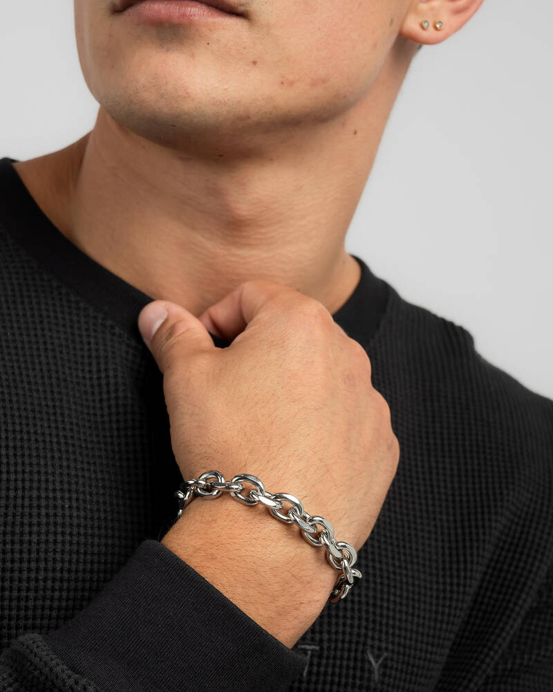 Statement Collective Cable Chain 10MM Bracelet for Mens