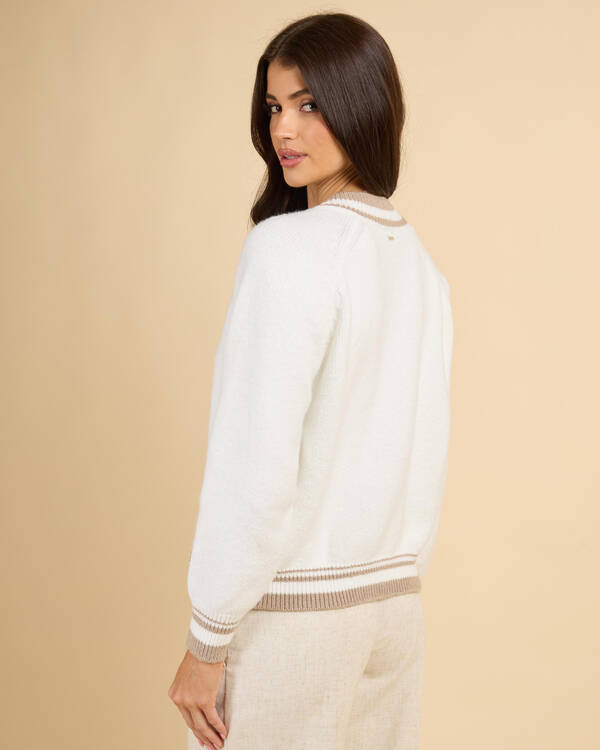 Ava And Ever Bowie Zip Knit Jumper for Womens