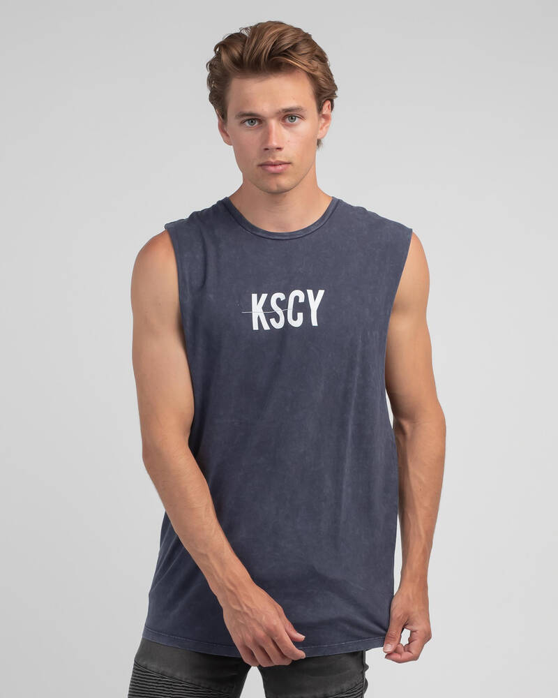 Kiss Chacey Now & Forever Dual Curved Muscle Tank for Mens