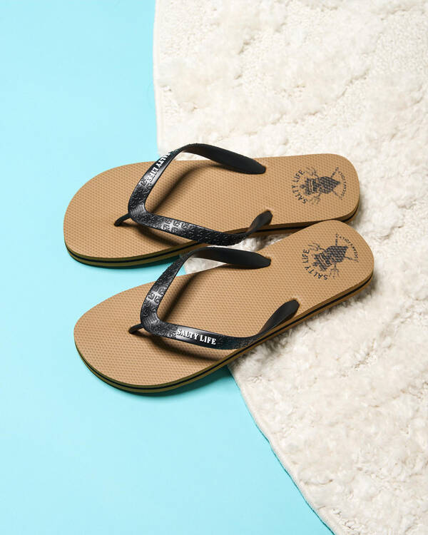 Salty Life Trifecta Thongs for Mens