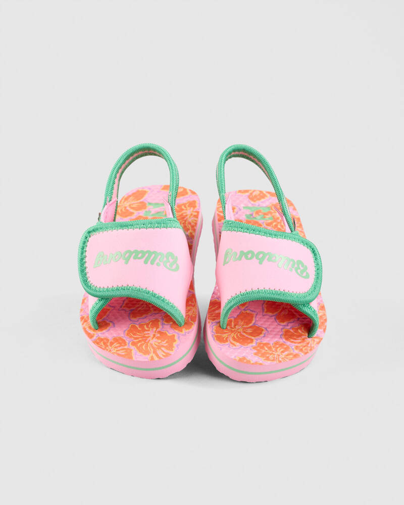 Billabong Todderls' Groms Happy Hibiscus Slide for Womens