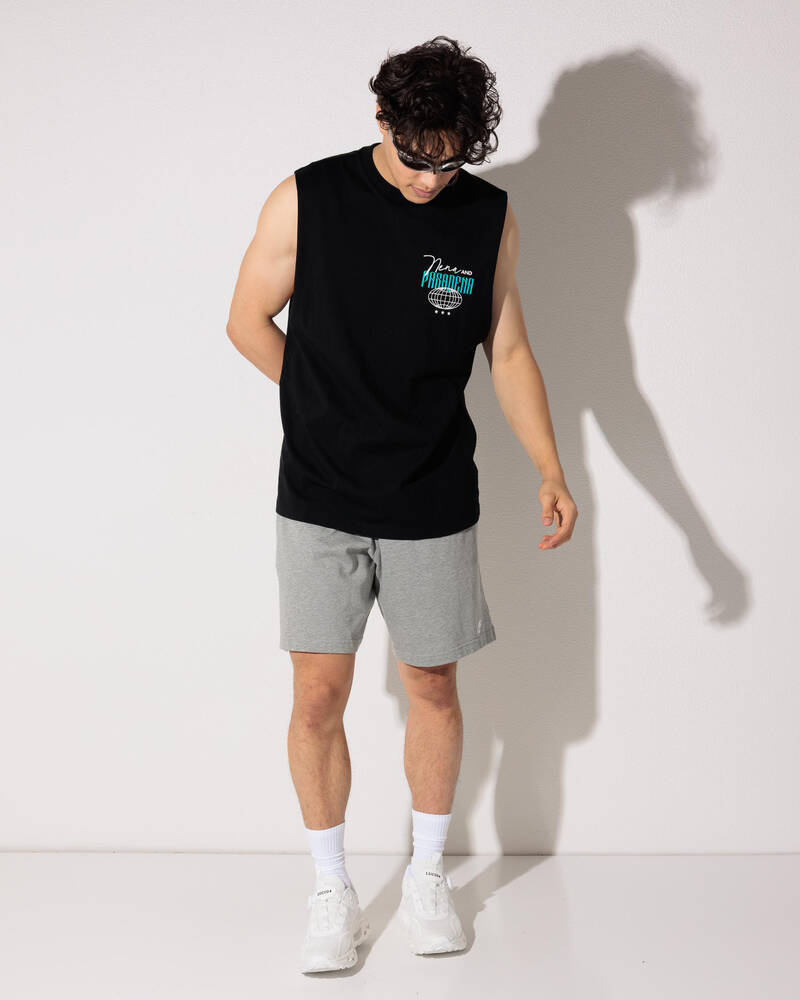 Nena & Pasadena Drifting Relaxed Muscle Tank for Mens