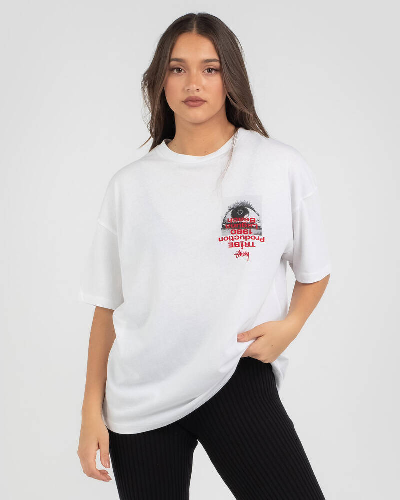 Stussy Tribe Relaxed T-Shirt for Womens