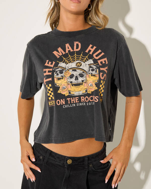 The Mad Hueys Triple On The Rocks Boxy T-Shirt for Womens