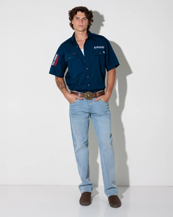 Ringers Western The Champion Short Sleeve Work Shirt for Mens