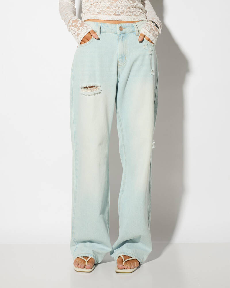 DESU Rhode Straight Leg Jeans for Womens