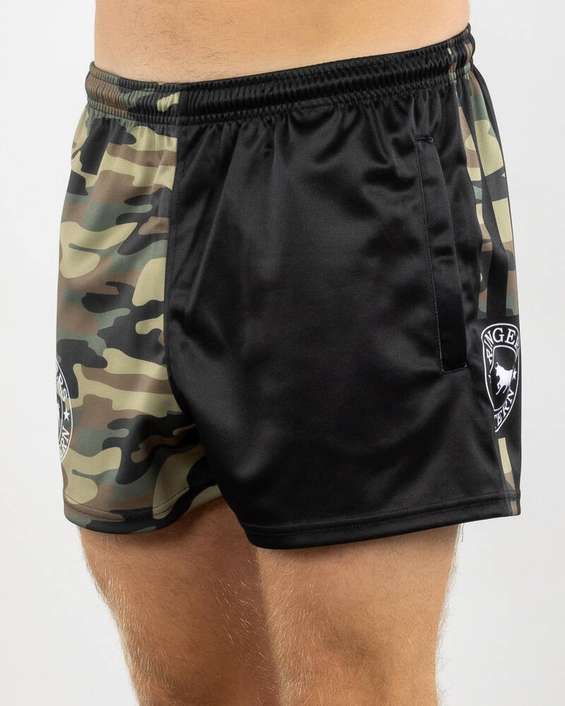 Ringers Western Camo Footy Shorts for Mens