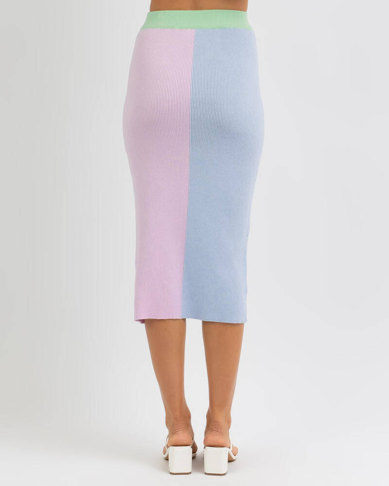 Yours Truly Misty Midi Skirt for Womens image number null
