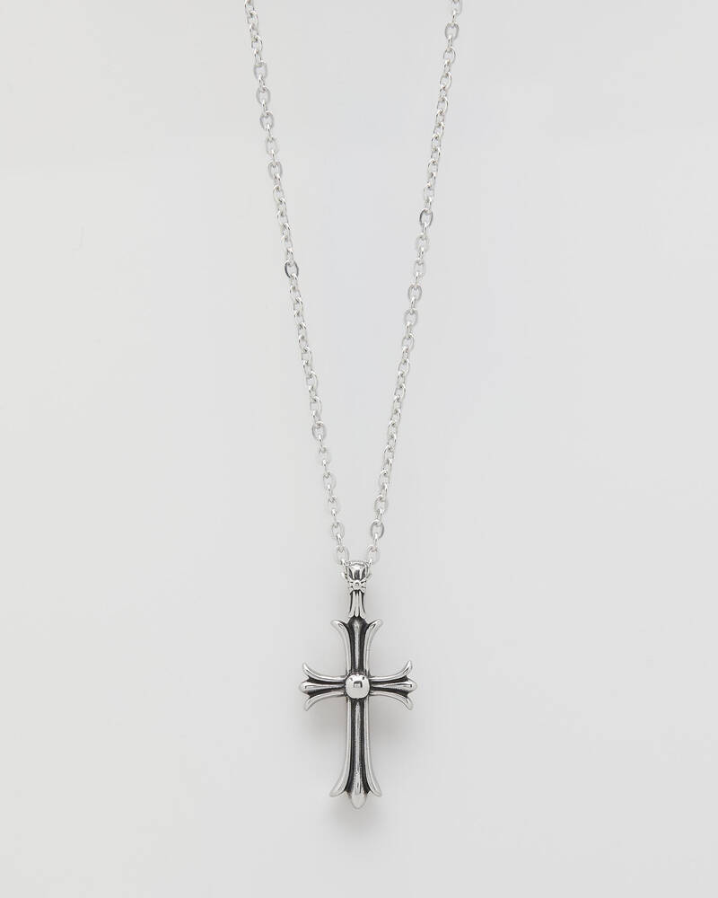 REPUBLIK Gothic Cross Necklace for Mens