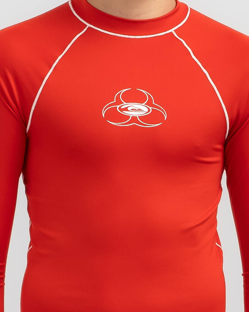 Quiksilver Boys' Long Sleeve Saturn Rash Vest for Mens