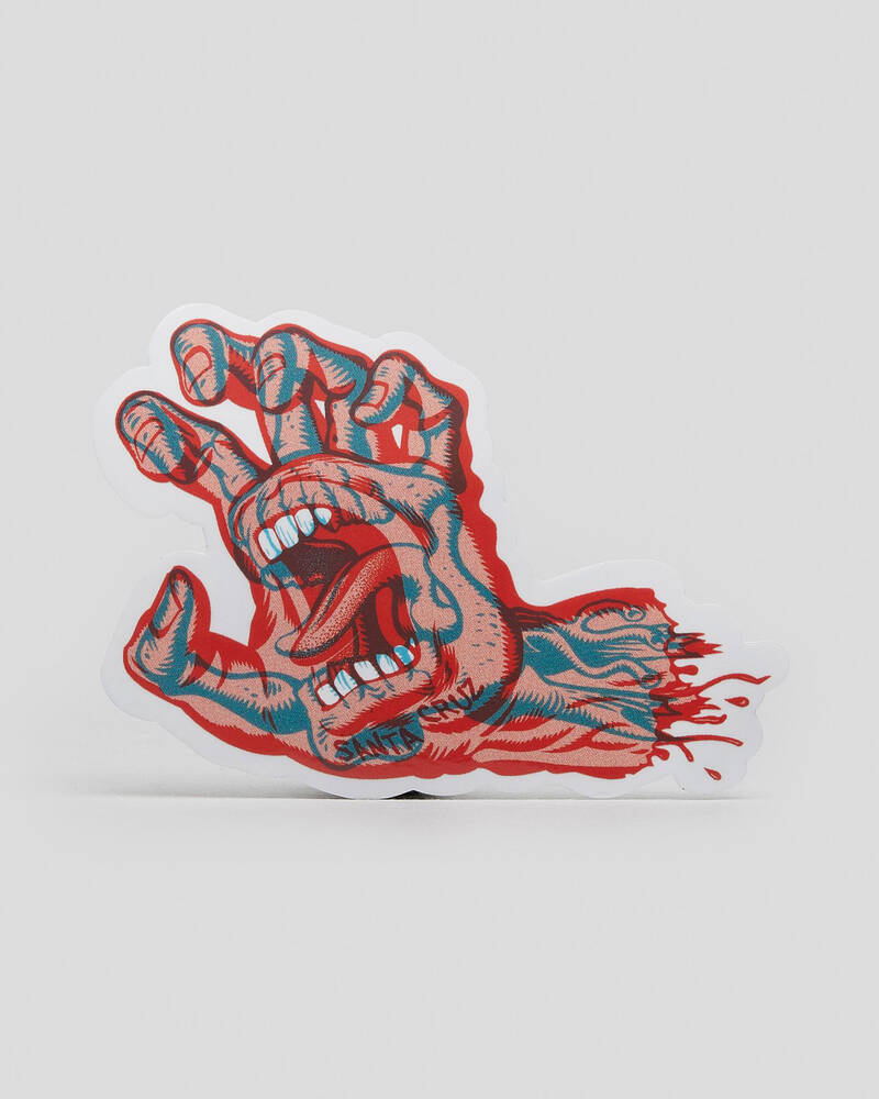 Santa Cruz Decoder Hand Decal 4" Sticker for Mens