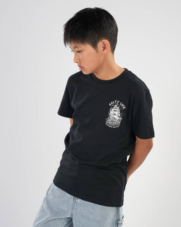 Salty Life Boys' Kraken's Hold T-Shirt for Mens