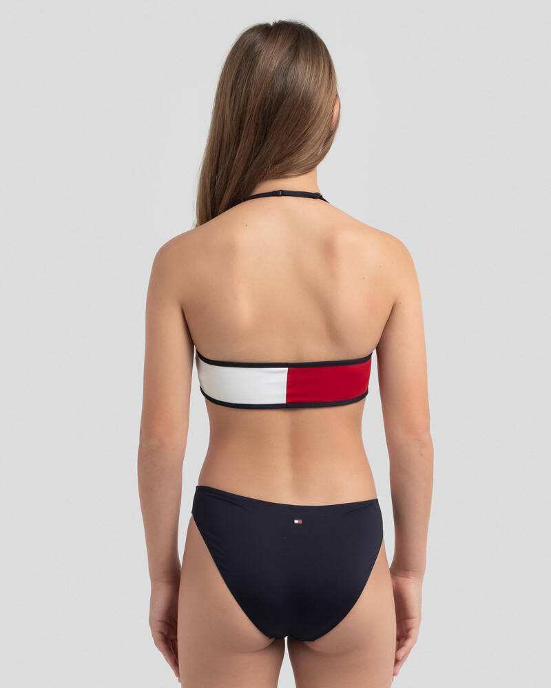 Tommy Hilfiger Girls' Core Flag Bikini Set for Womens