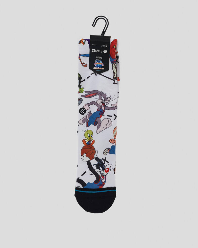 Stance Tune Conversational Space Jam Socks for Mens