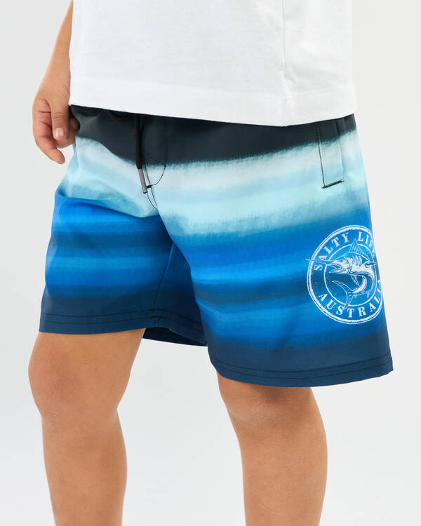 Toddlers' Watermark Elastic Waist Shorts