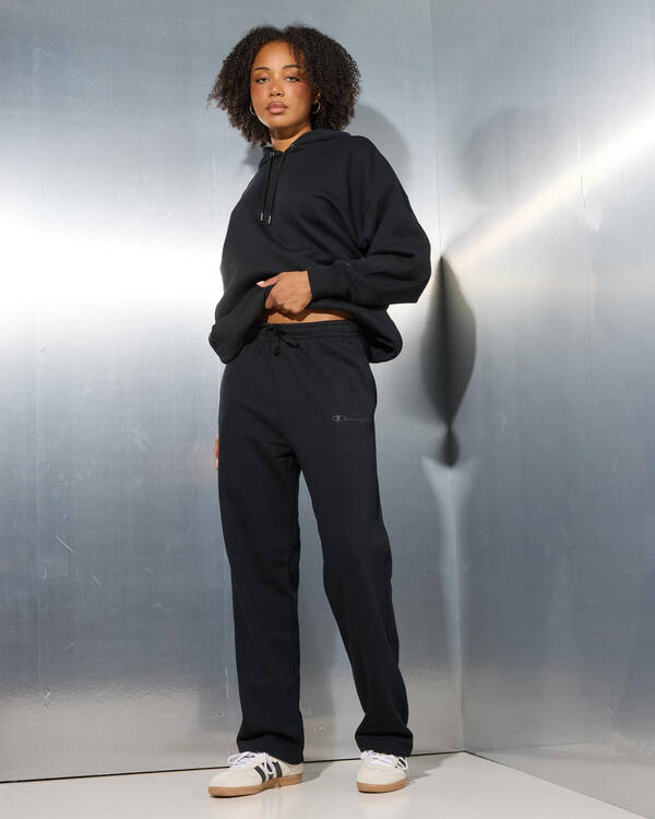 Tonal Straight Leg Track Pants