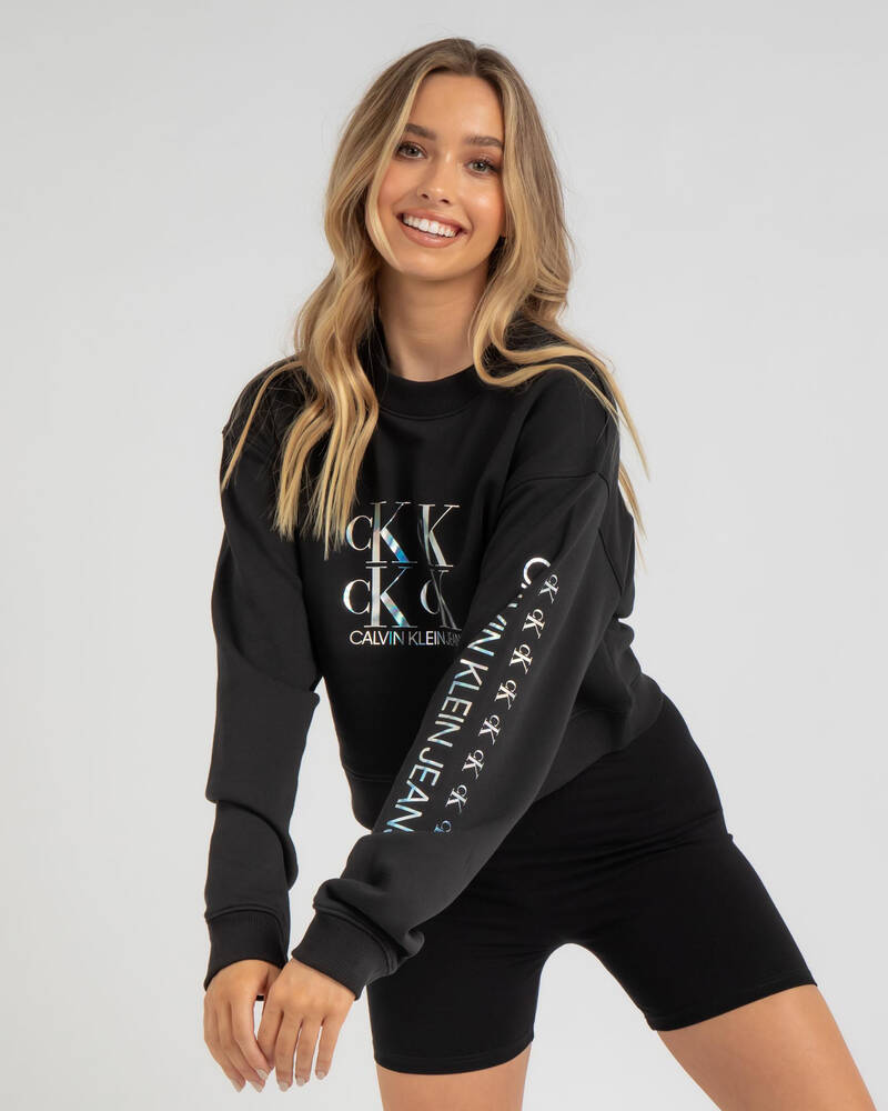 Calvin Klein Shine Logo Sweatshirt for Womens