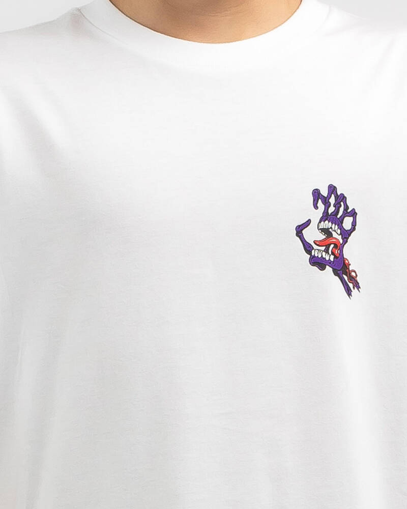 Santa Cruz Boys' OS Bone Hand Cruz T-Shirt for Mens