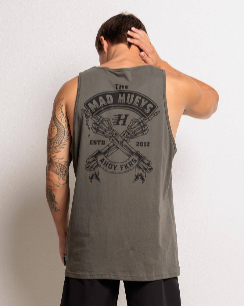 The Mad Hueys Fkrs Ahoy Singlet Tank for Mens