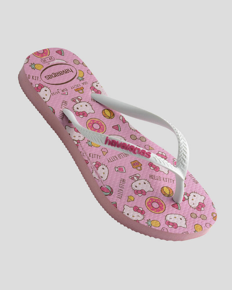 Havaianas Kids' Slim Hello Kitty Thongs for Womens