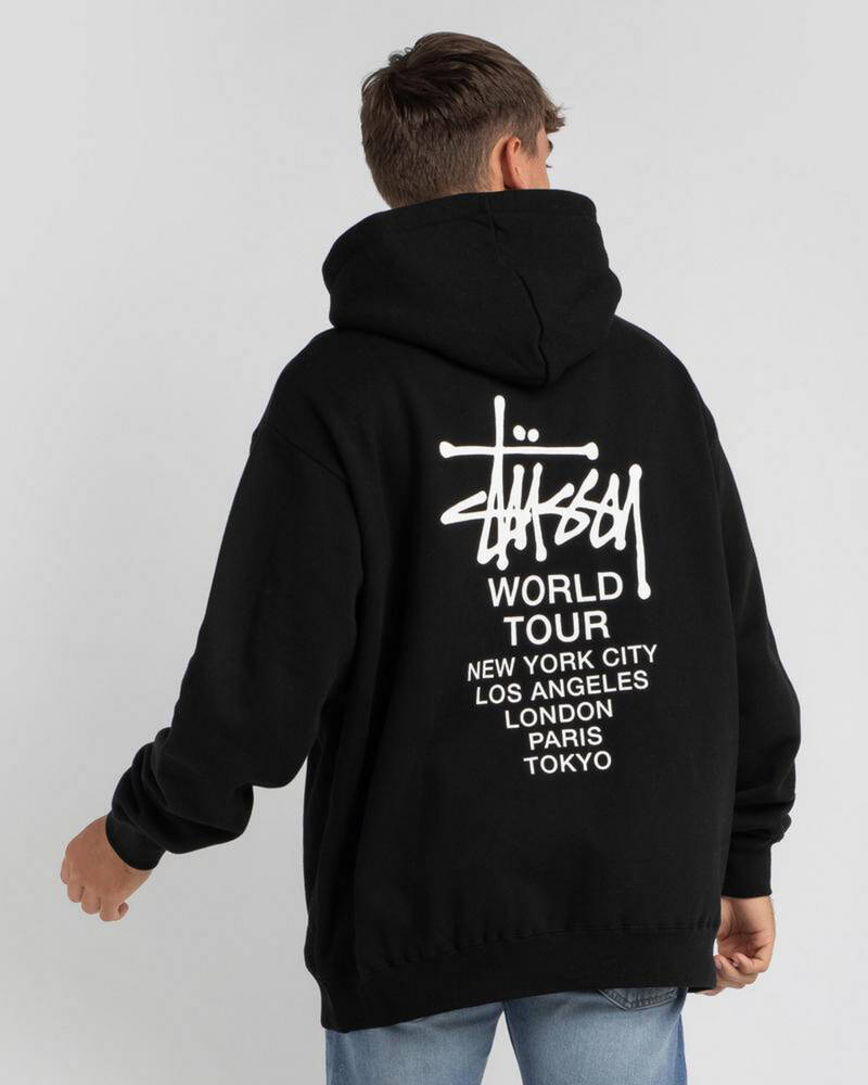 Stussy World Tour Hoodie for Mens