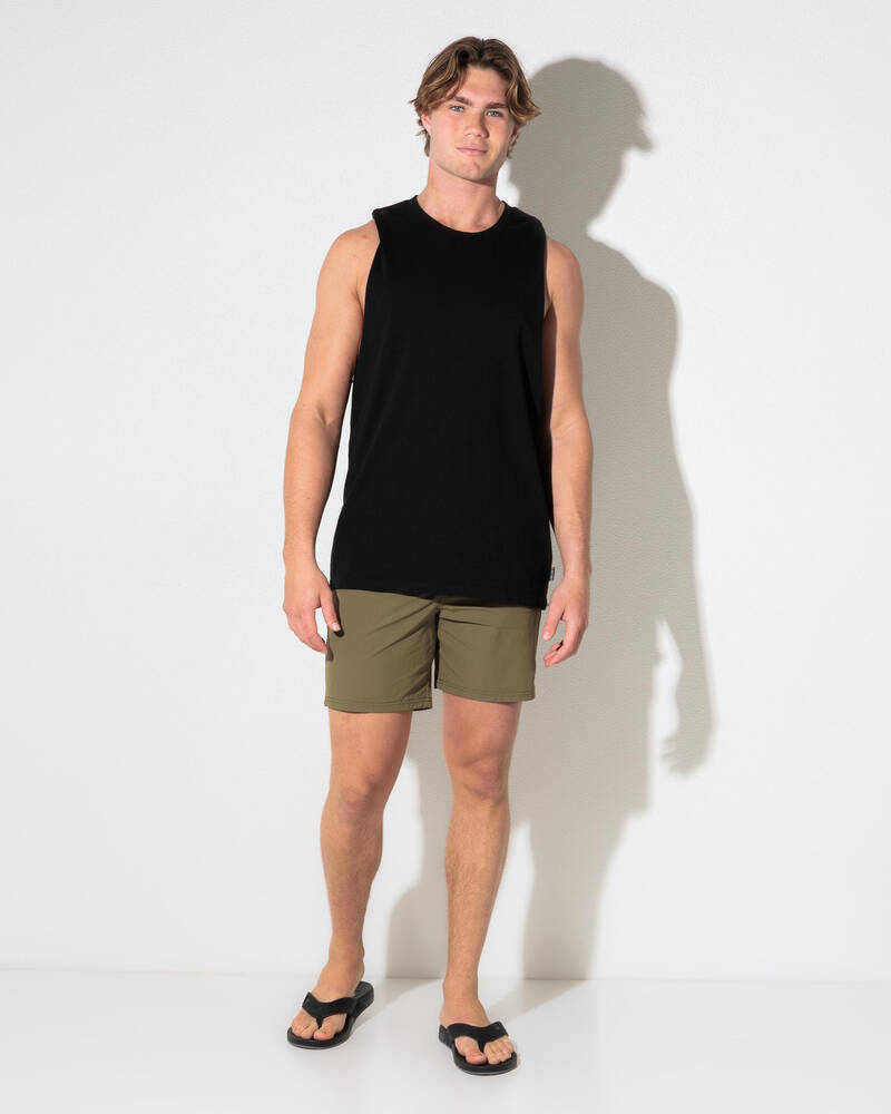 Salty Life Elemental Elastic Waist Shorts for Mens