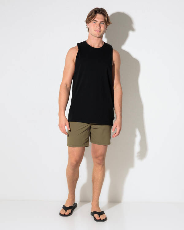 Salty Life Elemental Elastic Waist Shorts for Mens