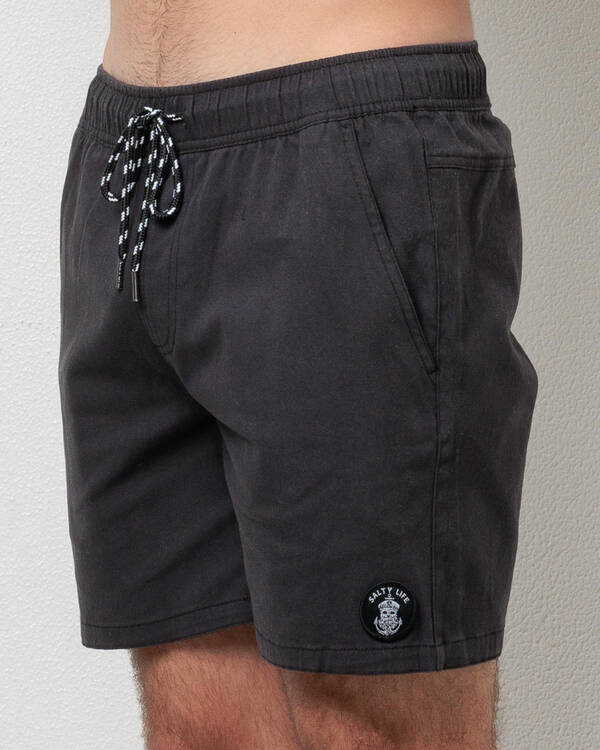 Salty Life Vision Elastic Waist Shorts for Mens