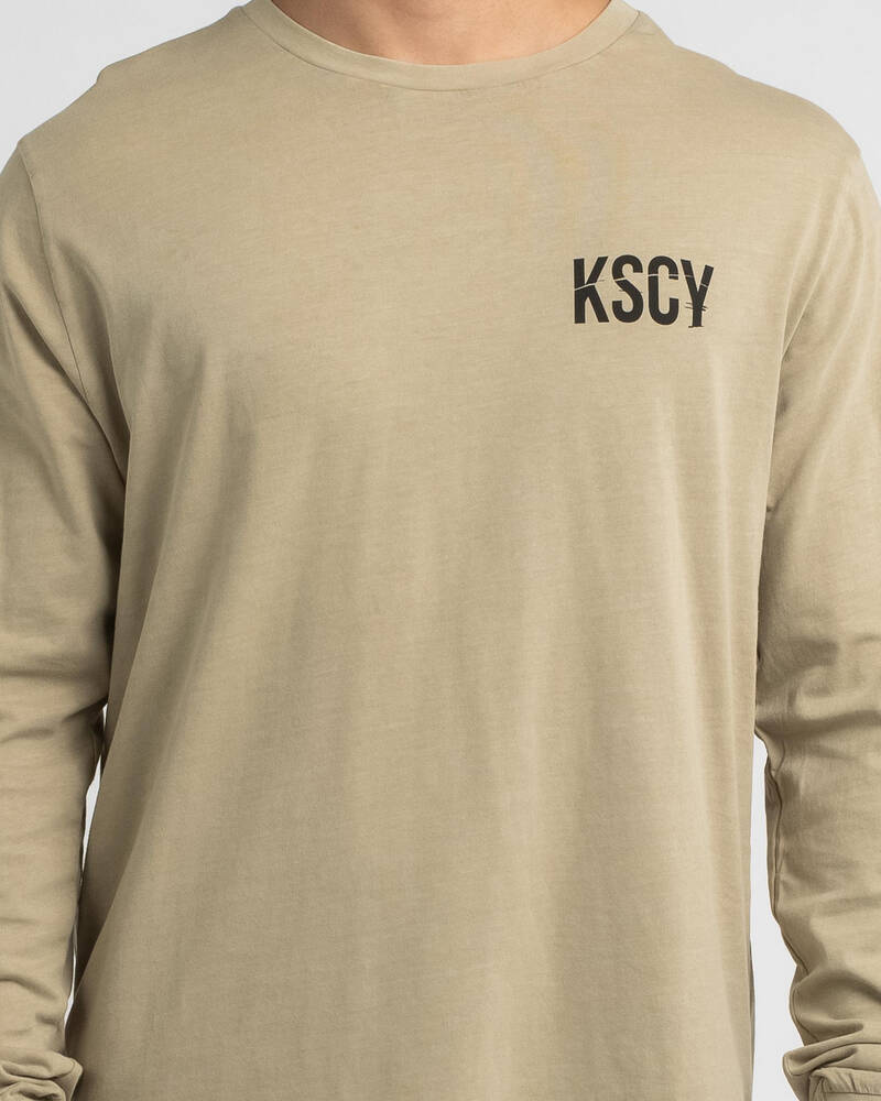 Kiss Chacey Code Cape Back Long Sleeve T-Shirt for Mens